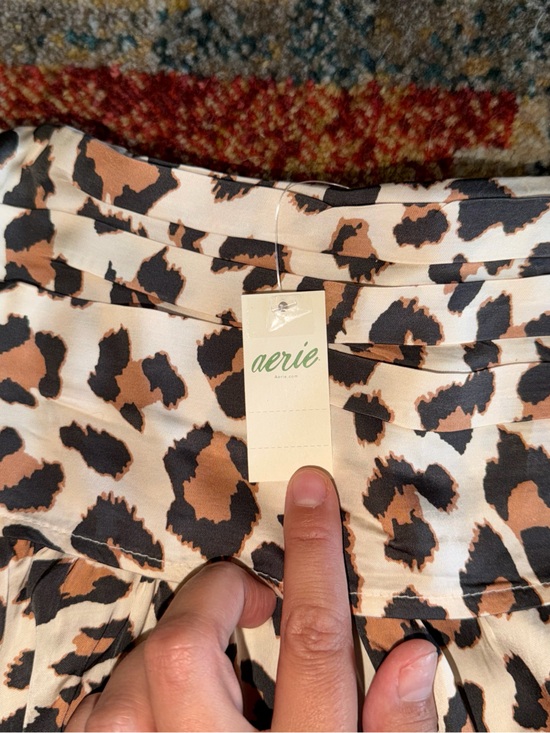 aerie Dresses & Skirts - Aerie Leopard Print Skirt - Tan, Black, Cream
